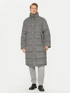 Płaszcze męskie - Michael Kors Płaszcz zimowy CF4202FFF1 Szary Regular Fit - miniaturka - grafika 1
