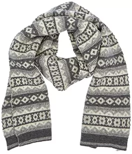 United Colors of Benetton Mesh szal 1044ku004 Szalik, Szary 507, jeden rozmiar męski - Apaszki i szaliki męskie - miniaturka - grafika 1