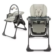 Krzesełka do karmienia - Kinderkraft, Tummie, krzesełko do karmienia, Grey - miniaturka - grafika 1