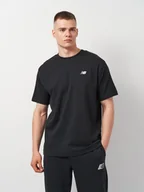 Koszulki męskie - T-shirt męski bawełniany długi New Balance Sport Essentials Small Logo MT41509 L Czarny (196941810614). T-shirty męskie - miniaturka - grafika 1
