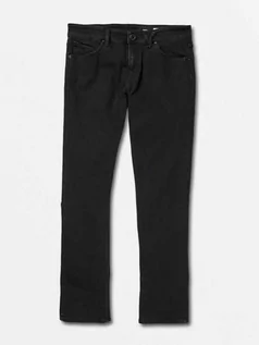 Spodnie i spodenki dla chłopców - Volcom Vorta Black Out designer dżinsy męskie - 34/32 - grafika 1