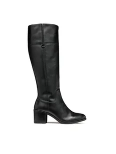 Geox Kozaki D New Asheel D46FSA 00043 C9999 Czarny - Kozaki damskie - miniaturka - grafika 1