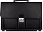 Teczki i aktówki - Solome EKSKLUZYWNA AKTÓWKA TECZKA NA DOKUMENTY SOLOME WEXFORD - miniaturka - grafika 1