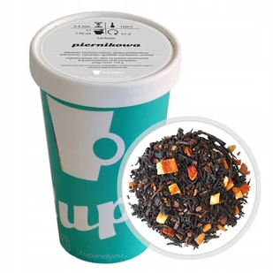 Herbata czarna PIERNIKOWA cynamon goździki kardamon skórka pomarańczy 120g - herbata liściasta sypana mieszanka napar susz - Herbata Herbata czarna PIERNIKOWA cynamon goździki kardamon skórka pomarańczy 120g - herbata liściasta sypana mieszanka napar susz - Herbata - miniaturka - grafika 1