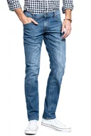 Spodnie męskie - Męskie spodnie jeansowe dopasowane Mustang OREGON TAPERED W30 L30 - miniaturka - grafika 1