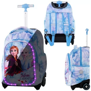Patio CoolPack Jack Plecak Szkolny Na Kółkach Świecący LED Frozen Light B52305 - Plecaki szkolne i tornistry - miniaturka - grafika 1