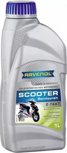 Ravenol Scooter 2-Taktowych Część Syntetyczny, 1 Litr (1152150-001-01-999) - Akcesoria rowerowe - miniaturka - grafika 1