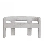 Ławki do przedpokoju - Leith LET71BG Ławka tapicerowana - miniaturka - grafika 1