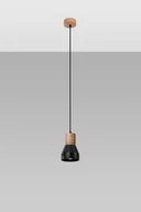Lampy sufitowe - Sollux Lighting lighting Lampa wisząca QUBIC czarna SL.0963 [16719611] - miniaturka - grafika 1