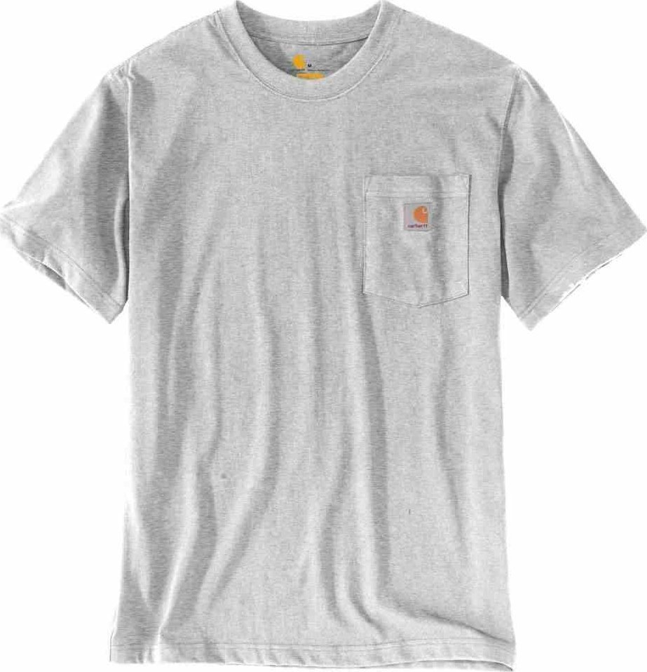 Carhartt Koszulka Workwear Pocket S/S Grey