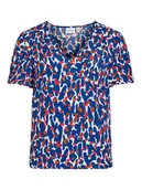 Bluzki damskie - Vila Bluzka w kolorze niebieskim - miniaturka - grafika 1