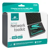 Narzędzia warsztatowe - Zestaw przelotowy z zaciskarką i wtykami RJ PT-S02 - miniaturka - grafika 1