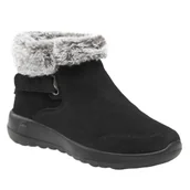 Kozaki damskie - Buty zimowe damskie Skechers Botki On-The-Go zamszowe czarne 36,5 EU - miniaturka - grafika 1