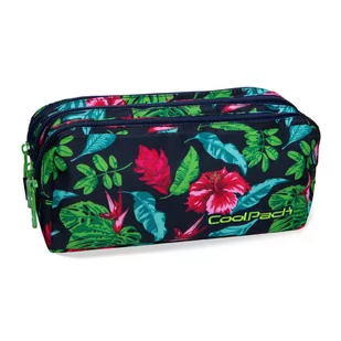 CoolPack Trzykomorowa saszetka piórnik szkolny Primus Candy Jungle B60016 - Piórniki - miniaturka - grafika 1