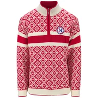 Bluzy sportowe męskie - Męski sweter Dale of Norway Cortina 2026 Masc. Sweater Rozmiar: L / Kolor: czerwony/biały - miniaturka - grafika 1