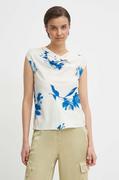 Bluzki damskie - Calvin Klein bluzka damska kolor beżowy gładka K20K207036 - miniaturka - grafika 1