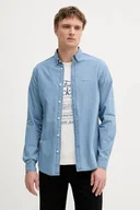 Koszule męskie - Pepe Jeans koszula bawełniana męska kolor niebieski slim z kołnierzykiem button-down PM3090014C0 - miniaturka - grafika 1