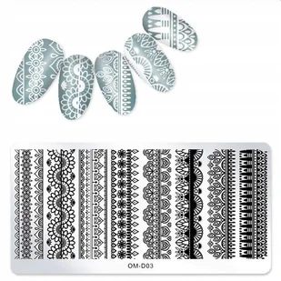 Blaszka Płytka do Stempli do zdobienia Paznokci - Ozdoby do paznokci - miniaturka - grafika 16