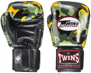 Twins Special Rękawice Bokserskie FBGV-ARMY-Y Green/Yellow/Black - Rękawice bokserskie - miniaturka - grafika 1