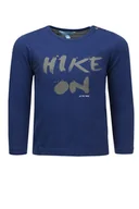 Bluzki damskie - Chłopięca niebieska bluzka z długim rękawem/Lief - miniaturka - grafika 1