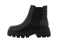 Botki damskie - Tom Tailor Damskie sztyblety 6390870015, czarne, 41 EU, czarny, 41 EU - miniaturka - grafika 1
