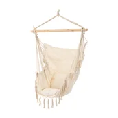 Fotele ogrodowe wiszące - Leziter Hamak Puerto beżowy - miniaturka - grafika 1