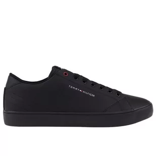 Buty Tommy Hilfiger HI Vulc Core Low Leathers FM0FM04731-BDS - czarne - Buty sportowe męskie - miniaturka - grafika 1