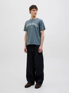 Jack & Jones Koszulka "Almeria" w kolorze niebieskim - Koszulki męskie - miniaturka - grafika 1