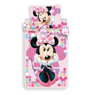 Pościel dziecięca Minnie pink 03, 140 x 200 cm, 70 x 90 cm - Pościel dla dzieci - miniaturka - grafika 1