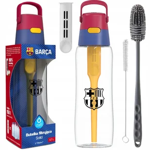 Zestaw Butelka Dafi Solid 0,7L FC BARCELONA + szczoteczki do mycia butelki - Dzbanki filtrujące - miniaturka - grafika 1