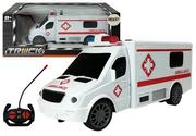 Zabawki zdalnie sterowane - LEANToys Auto Zdalnie Sterowane R/C Ambulans Dźwięk Światła 7082 - miniaturka - grafika 1