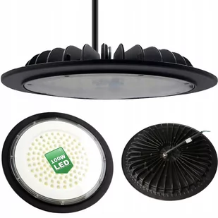 Lampa Przemysłowa Oprawa High Bay UFO LED 100W 10000lm IP65 4000K ECOBAY0005 - Lampy sufitowe - miniaturka - grafika 1