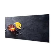 Herbata - Ścienny panel Mrożona herbata cytrynowa 120x60 cm - miniaturka - grafika 1