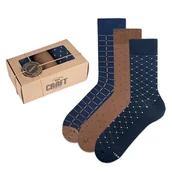 Skarpetki męskie - ZOOKSY zestaw klasycznych skarpetek damskich r.36-40 3 pary, eleganckie opakowanie - CRAFT - miniaturka - grafika 1