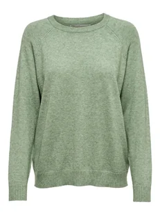 ONLY Sweter "Lesly" w kolorze zielonym - Swetry damskie - miniaturka - grafika 1
