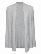 Swetry damskie - Damski kardigan gładki szary BellyButton Maternity, r.S - miniaturka - grafika 1