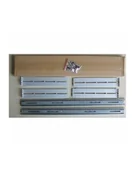 Akcesoria do szaf serwerowych - Techly Teleskopowe szyny montażowe 500mm do obudów rackowych ATX - miniaturka - grafika 1