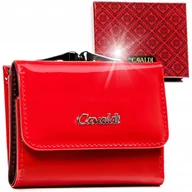 Portfele - 4U Cavaldi portfel skóra naturalna czerwony PX32-JMP-2990 RED - kobieta - miniaturka - grafika 1