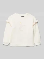 Bluzy dla dziewczynek - Bluza z wiązanymi detalami - miniaturka - grafika 1