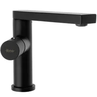 Baterie umywalkowe - Rea Bateria umywalkowa Tap Black Niska B2008 - miniaturka - grafika 1
