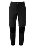 Odzież trekkingowa męska - Halti Spodnie funkcyjne Zipp-Off "Pallas" w kolorze czarnym - miniaturka - grafika 1