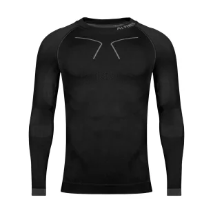 Bluza Termoaktywna Męska Alpinus Tactical Base Layer - Czarna - Odzież taktyczna i umundurowanie - miniaturka - grafika 1