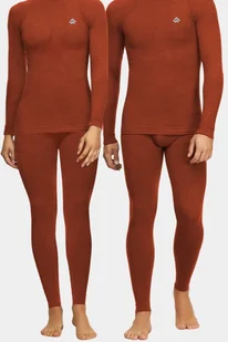Getry termoaktywne unisex Alpinus Merino Aoraki pomarańczowy - Bielizna sportowa męska - miniaturka - grafika 1