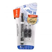 Marker permanentny + 2 ampułki czarny MemoBe - Markery permanentne - miniaturka - grafika 1