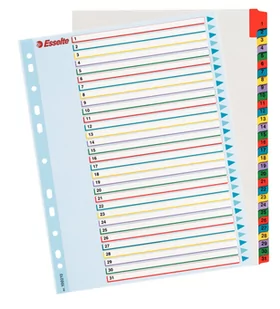 Esselte Przekładki wiel. opisu Maxi 1-31 100210 - Segregatory - miniaturka - grafika 1