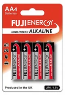 Baterie i akcesoria - 4x BATERIA ALKALICZNA AA LR6 1.5V FUJIENERGY / FujiEnergy - miniaturka - grafika 1