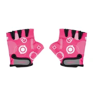 Rękawiczki rowerowe - Rękawiczki rowerowe Globber XS 2+ Jr 528 (kolor Różowy) - miniaturka - grafika 1
