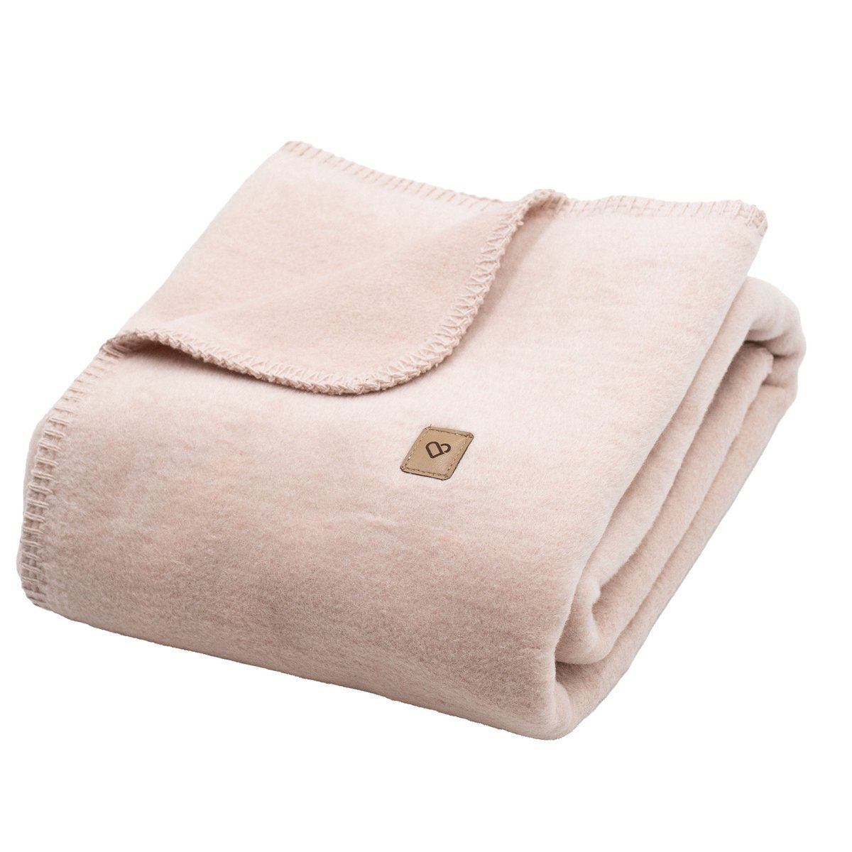 Koc bawełniany Oslo 100x150cm baby pink