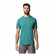 Koszulki sportowe męskie - Męska koszulka Columbia Zero Rules™ Light Short sleeve Crew Rozmiar: L / Kolor: zielony - miniaturka - grafika 1