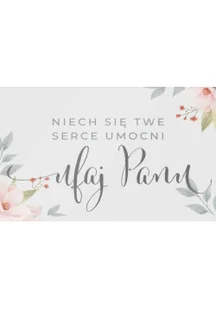 Magnes na lodówkę - Niech się twe serce umocni - Magnesy - miniaturka - grafika 2